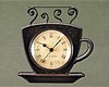 Coffee Cup Wall Clock