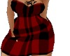 Plaid Black And Red Del