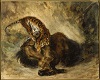 Delacroix - tigre/cheval