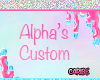 C♥ l Alpha's Custom