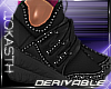IO-Black Sneakers