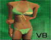 green summer bikini