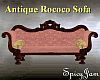 Antique Rococo Sofa Pink