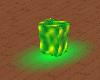 green cube light