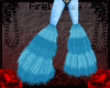 FD Blue Furry Boots 