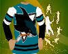 Hockey Shirt Sharks M