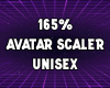 X. AVATAR SCALER 165%