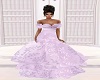 Liliac bridemaid gown