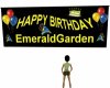 EmeraldGarden B-Day Sign