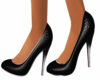 Snakeskin Black heels