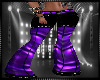 Purple Leather Pants