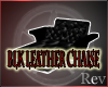 {ARU} Blk Leather Chaise
