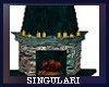Darkblue Fireplace