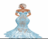 Powder Blue wedding gown