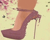 She heels pink