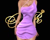 (BR) purple Dress satin