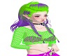 Neon Ombre Green/Purple