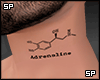 s.Neck tattoo Adrenaline