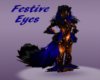 Festive Blue Magic Eyes