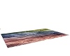 Pink/multi color rug