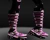 {RAVE stocking pink boot
