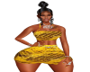 Kc Yellow Snake Skirt RL