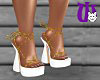 NYE Party Heels gold