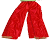 flare pants red