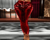 red sexy pants