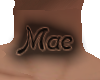 Mae neck tattoo