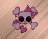 Pink Skull Sticker