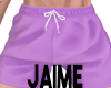 J` Purple Shorts