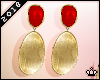 Red Gold Earrings