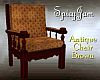 Antq Country Chair Brown