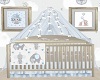 Baby Boy Elephant Crib