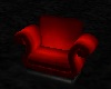 Red snuggle chair