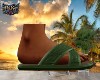 SUMMER GREEN SANDALS