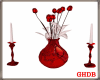 GHDB Val candles/flowers