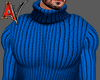 ADV]Muscle Sweater BLUE