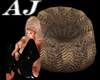AJ Fur Lounge Brown