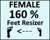 Feet Scaler 160% Female