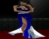 Blue Dress with Slit