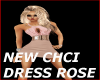 NEW CHIC DRESS ROSE