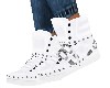 WHITE HIGH TOP SNEAKERS