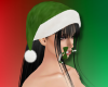 Green Santa Hat + Hair F