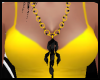 Yellow/Black Necklace