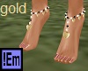 !Em Gold Jewel Bare Feet