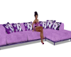 purple butterfly couch