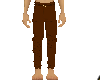 HW Brown Pants IDGAF