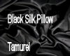 Black Silk Pillow